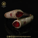 Zirconias and Synthetic Ruby Bangle