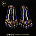 Lapis and Pearls Earrings