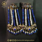 Lapis and Pearls Earrings