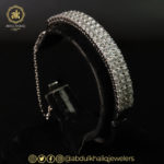 Diamond Design Zirconia Half Bracelet